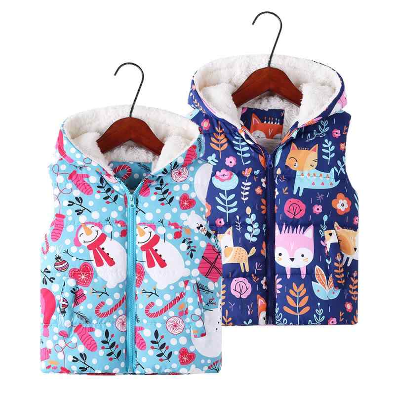 子供用ベスト 秋冬 子供 連帽 中綿入りベスト 男の子 女の子 グラフィティ柄 プリント ジップアップ チ..