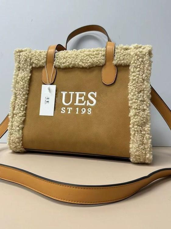 バッグ レディース 女性用 鞄 オリジナル 羊毛 ラムウール ファー ふわふわ ハンドバッグ トートバッグ PUレザー風 ユーロ アメリカン 普段使い