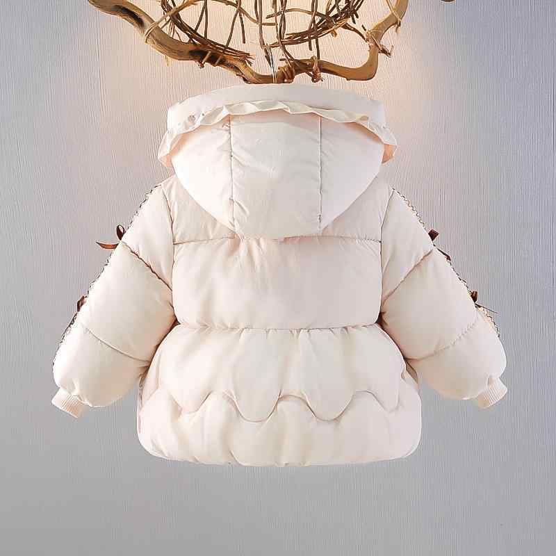 ベビー服 ガールズ 中綿ジャケット 冬 女の子 裏起毛 厚手 子供服 かわいい 防寒 アウター ジャンパー ..