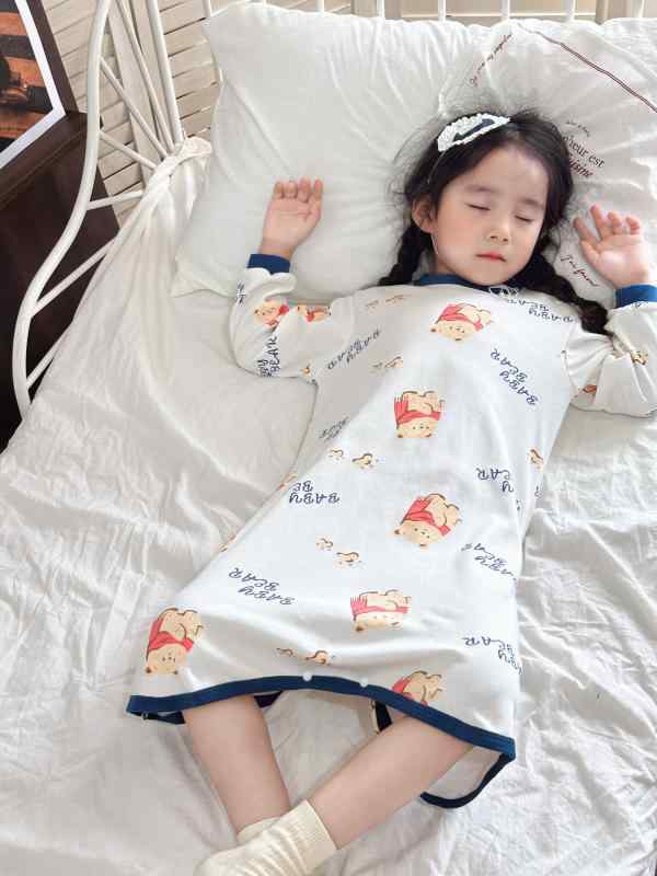 子供用 寝巻き 女の子 ベビー パジャマ 男の子 コットン 部屋着 ルームウェア 長袖 かわいい 保温 吸湿..
