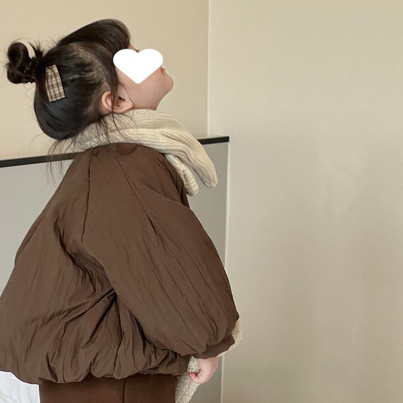 子供用 セットアップ 冬物 中大童サイズ ガールズ 綿入り ジャケット ワイドパンツ 上下 2点 90 100 11..