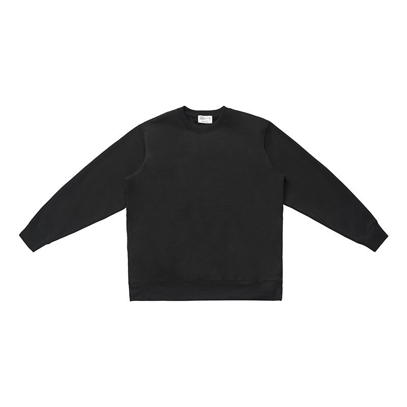 スウェット メンズ 裏起毛 あったか プルオーバー トレーナー ゆったり 無地 トップス 秋冬 ブラック ホワイト グレー オリーブグリーン ポリエステル