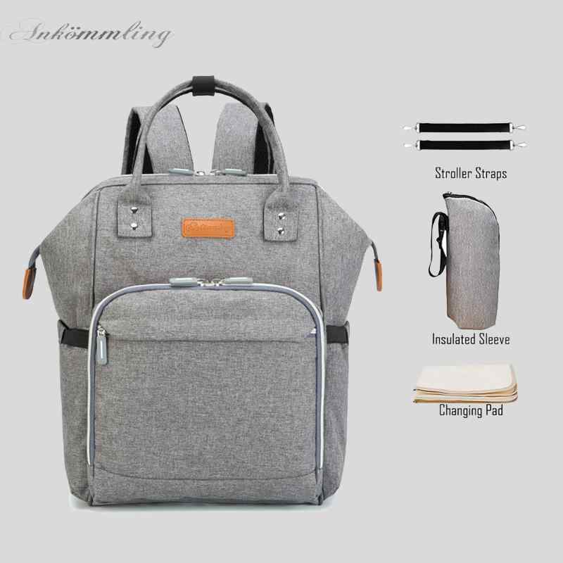 マザーズバッグ 多機能 防水 大容量 軽量 ポリエステル おむつポーチ 乾湿分離 ベビーカーフック付き 4..