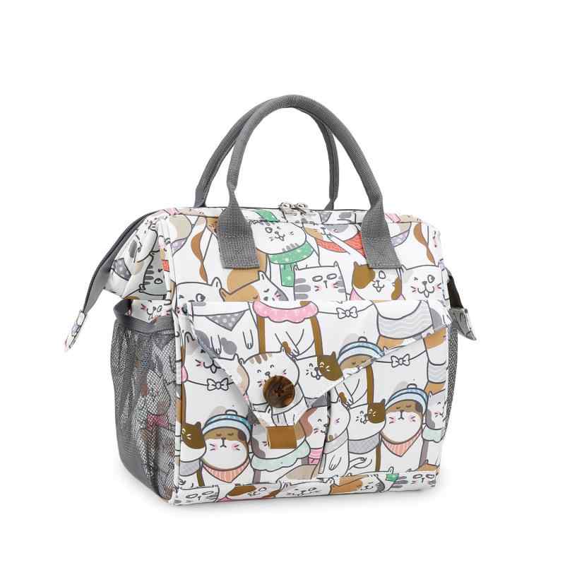 マザーズバッグ ママ 妊婦 ベビー用品 プリント柄 防水 軽量 手提げ お出かけ 旅行 大容量 おむつポー..