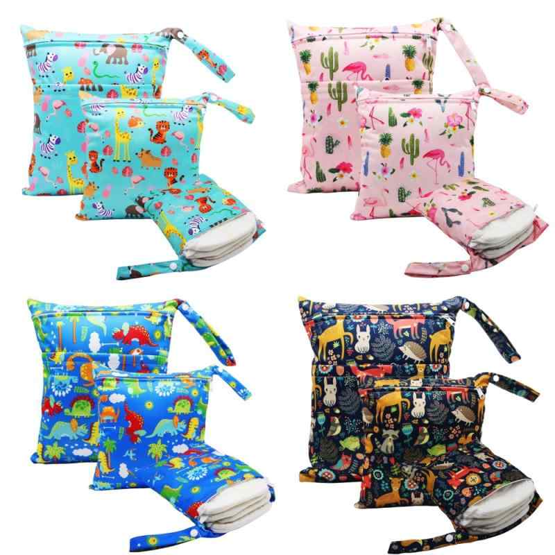 ウェットバッグ キッズ 子供用 乾湿両用 ポリエステル デジタルプリント 北欧 ボヘミアン柄 収納ポーチ..