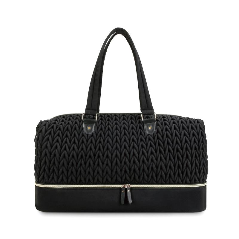 マザーズバッグ ママ ベビー お出かけ 育児 ショルダーバッグ 斜め掛け キルティング 大容量 二層 ダブ..