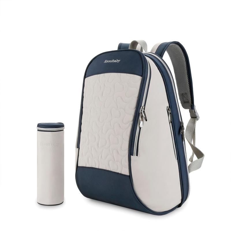 マザーズリュック ママバッグ ポリエステル素材 刺繍デザイン 防水仕様 大容量 多機能 収納力抜群 超軽..