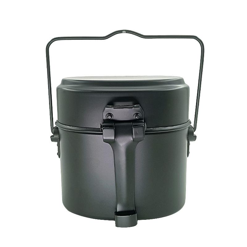 弁当箱 アウトドア 携帯用 超軽量 ドイツ式 飯盒 ミリタリーグリーン 弁当箱 キャンプ ピクニック 水筒..