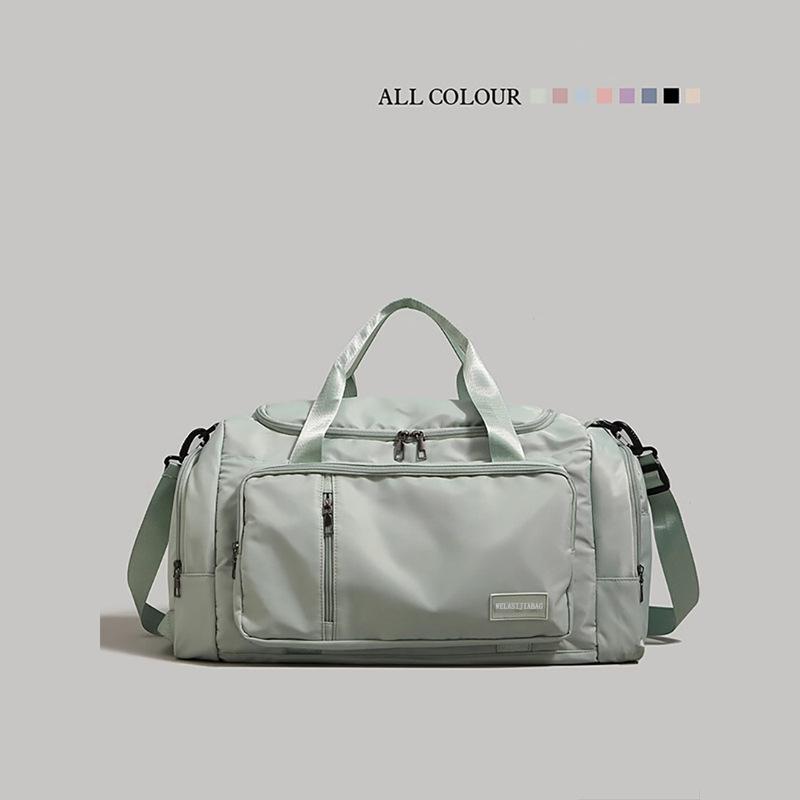 ボストンバッグ 大容量 旅行用 男女兼用 乾湿分離 スポーツ ジム バッグ ナイロン製 無地 カジュアル ..