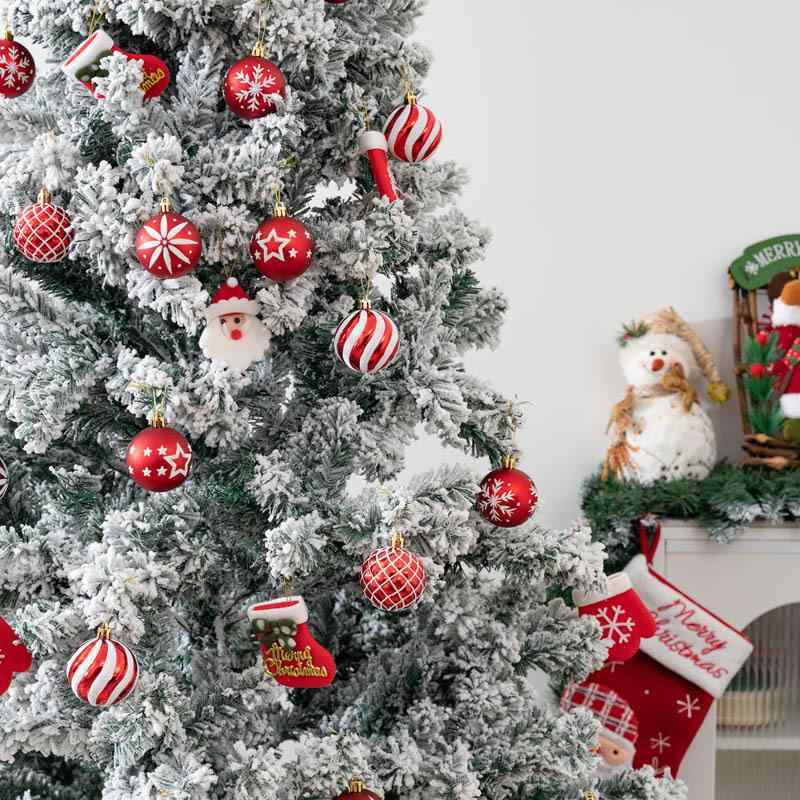 クリスマスオーナメント レディース メンズ キッズ クリスマスツリー デコレーション 6cm ペイントボール 25個セット レッド ゴールド 金色 緑色 シルバ...