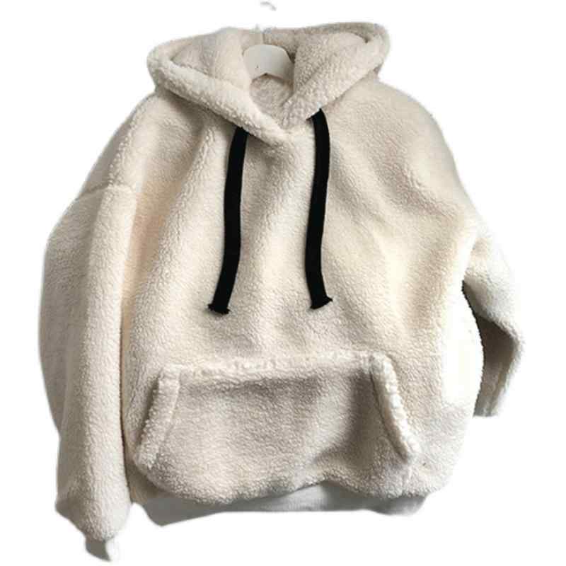 パーカー レディース 秋冬 韓国風 かわいい フード付き トレーナー 裏起毛 ゆったり 厚手 アウター ト..