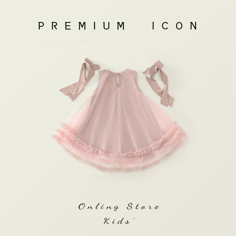 ワンピース キッズ 女の子 バタフライ チュール プリンセス ドレス 子供 発表会 誕生日 パーティー フ..