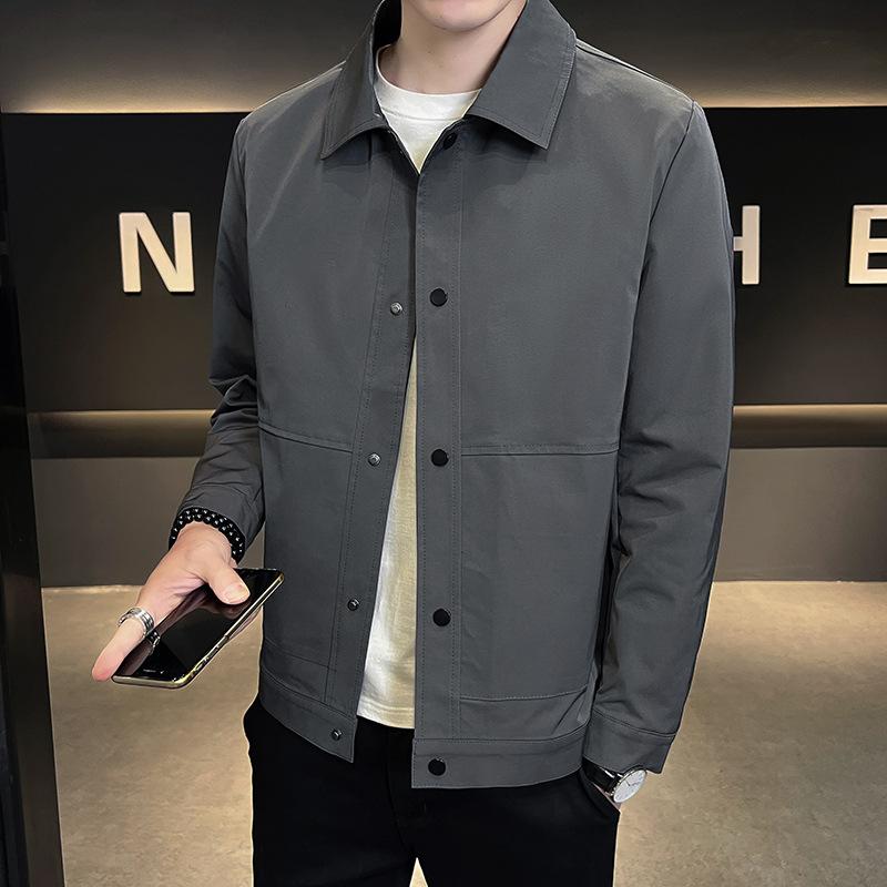ジャケット メンズ テーラードカラージャケット スプリングコート 防水 防シワ スリムフィット ライトアウター ブルゾン ジャンパー ブラック グリーン グレー 春秋 男性用 普段使い
