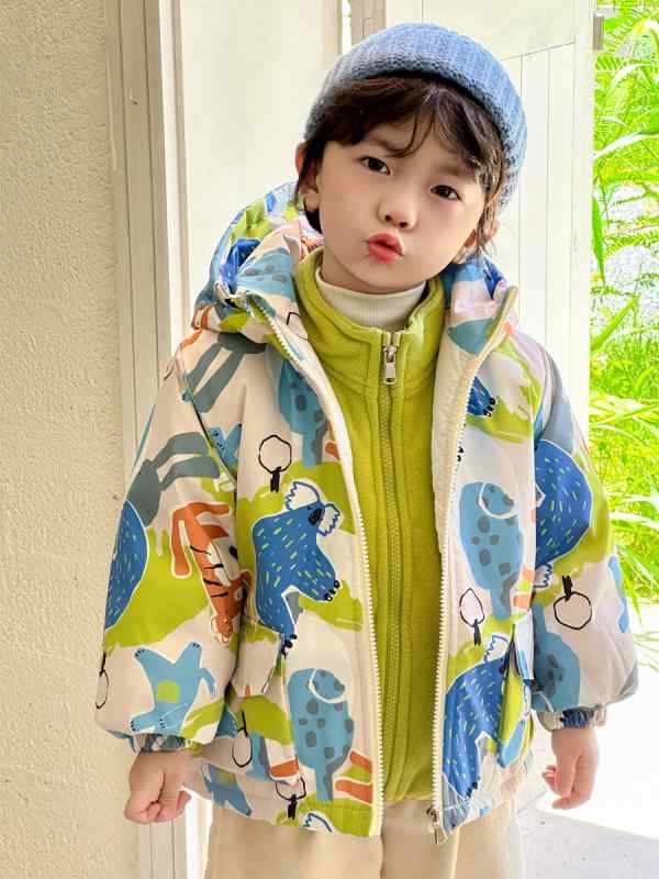 キッズ アウター 三点 セット 春秋 防寒 防水 ジャケット パンツ 上下 セットアップ 3歳 4歳 男の子 女の子 撥水 保温