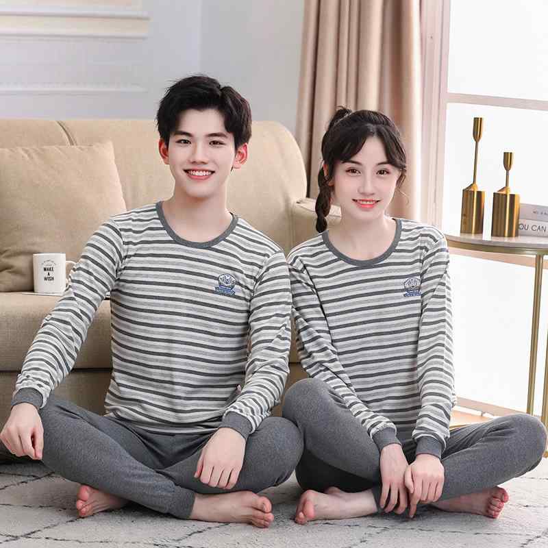 子供服 秋冬 上下セット パジャマ 中高生 長袖 コットン100％ 保温性 部屋着 寝間着 140cm 150cm 160cm..