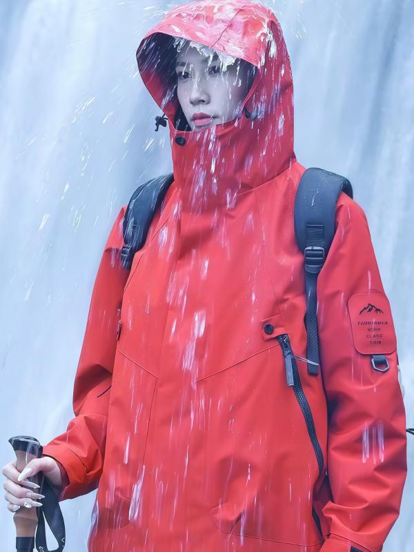 マウンテンパーカー 男女兼用 秋冬 防風 防水 ジャケット アウトドア 登山ウェア 撥水性 通気性 保温性..