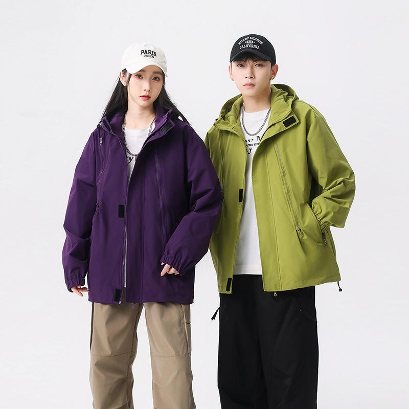 マウンテンパーカー メンズ レディース 秋冬 防水 撥水 ジャケット アウター ブルゾン ジャンパー 男女兼用 多色 無地 アウトドア 旅行