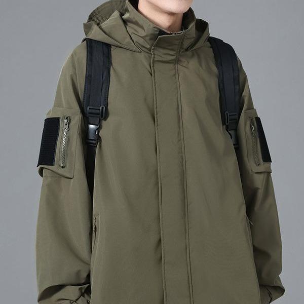 マウンテンパーカー メンズ 秋冬 登山服 アウトドア ウェア 防風 防水 撥水 スポーツ ジャケット 男性..