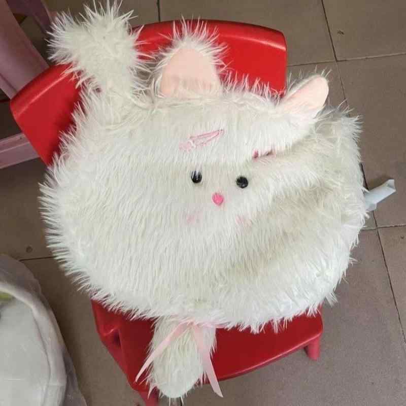 バッグ レディース 秋冬 大容量 猫モチーフ かわいい ふわふわ ショルダーバッグ 斜めがけ 鞄 カバン スマホポーチ 旅行 デート