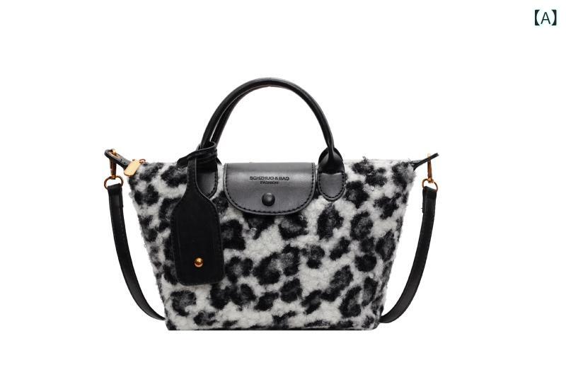 バッグ レディース ヒョウ柄 大容量 秋冬 レトロ ショルダーバッグ トートバッグ 通勤 PU ポリエステル ブラック グレー グリーン コーヒー色