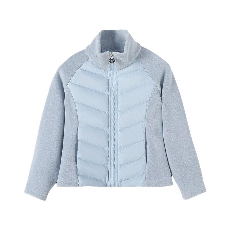 子供服 ガールズ ダウンジャケット 冬 女の子 白ダックダウン 防寒 アウターウェア かわいい ショート..