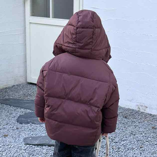 子供用 ダウンジャケット キッズ 男の子 女の子 アウター 厚手 防寒 暖かい 無地 カジュアル 冬 120 13..