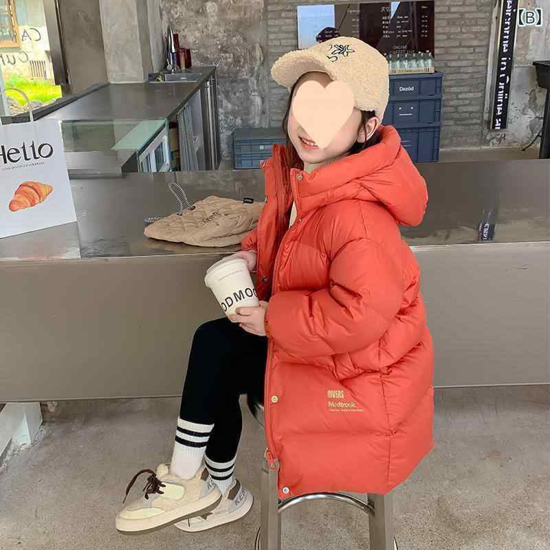 子供服 ガールズ 中綿入りコート 中綿コート 女の子 中綿 ジャケット キッズ アウター ジャンパー 連帽 厚手 防寒 暖か 秋冬 ブラック レンガ色