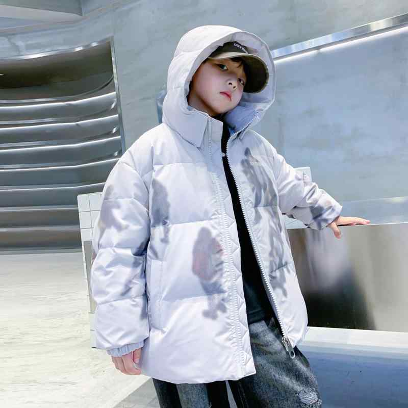 子供服 ダウンジャケット ボーイズ 冬用 アウター 韓国風 中綿 厚手 撥水加工 ポリエステル 120cm 130c..