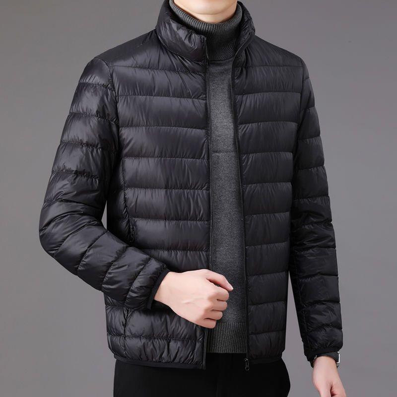 ダウンジャケット メンズ 男性用 秋冬 軽薄 短め丈 中綿入り ミリタリー ジャンパー ブルゾン アウター..