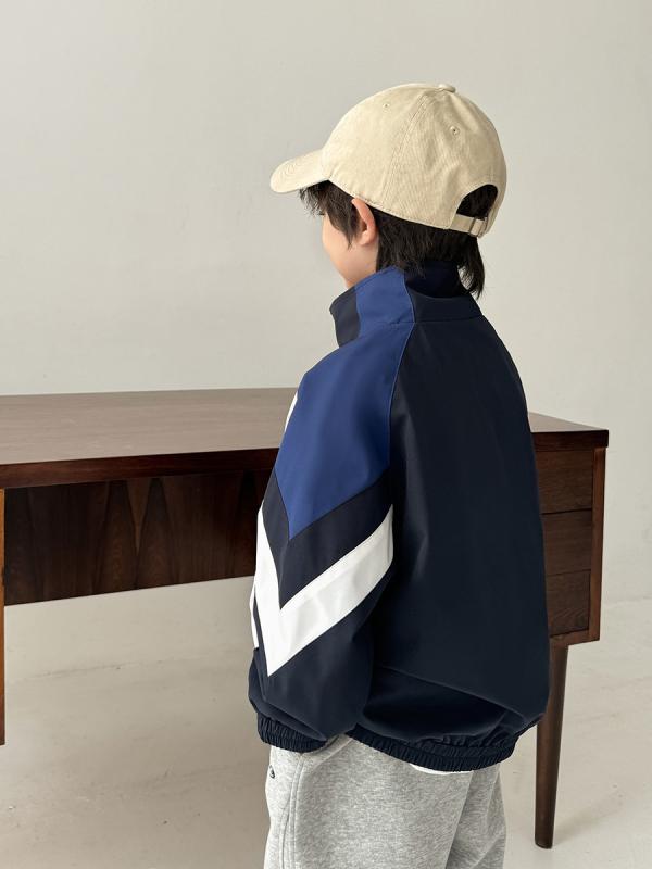 ジャケット キッズ 男の子 子供 服 アウター ジャンパー ブルゾン 春秋 防水 防風 撥水 立襟 110cm 120..