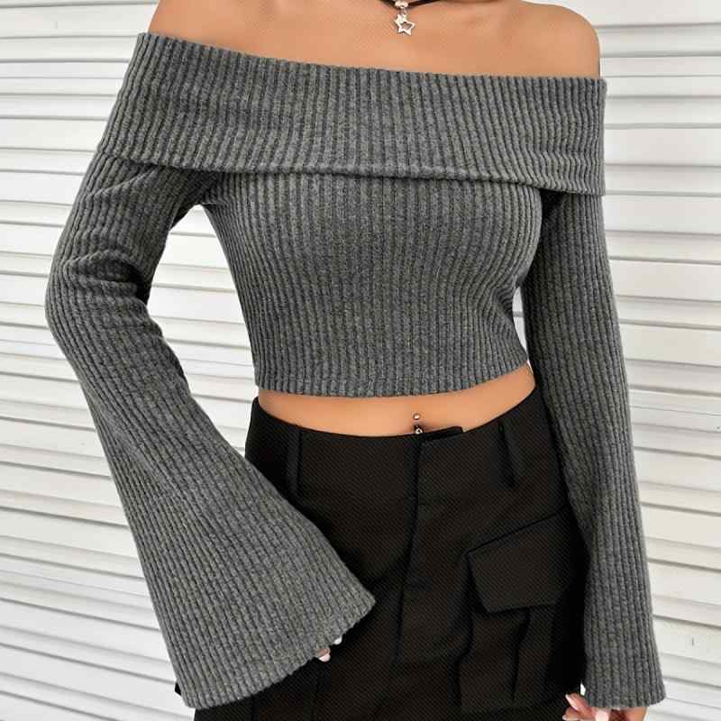 ニット レディース ニットソー 長袖 トップス カットソー セーター 接触冷感 ゆったり ドルマンスリーブ 無地 黒 ブラック ピンク系 ベージュ 通勤 オフィス きれいめ エレガント フェミニン(4)