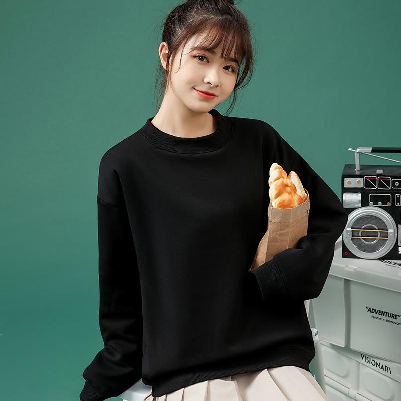 トレーナー レディース 秋冬 裏起毛 あったか 厚手 ボア 暖か ハーフハイネック 長袖 トップス プルオ..