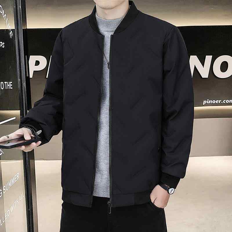 ジャケット 男性用 ライトダウンジャケット 秋冬 立襟 防風 防シワ 青年 合体 豆緑 グレー 赤 黒 M L XL 2XL 3XL 4XL 5XL