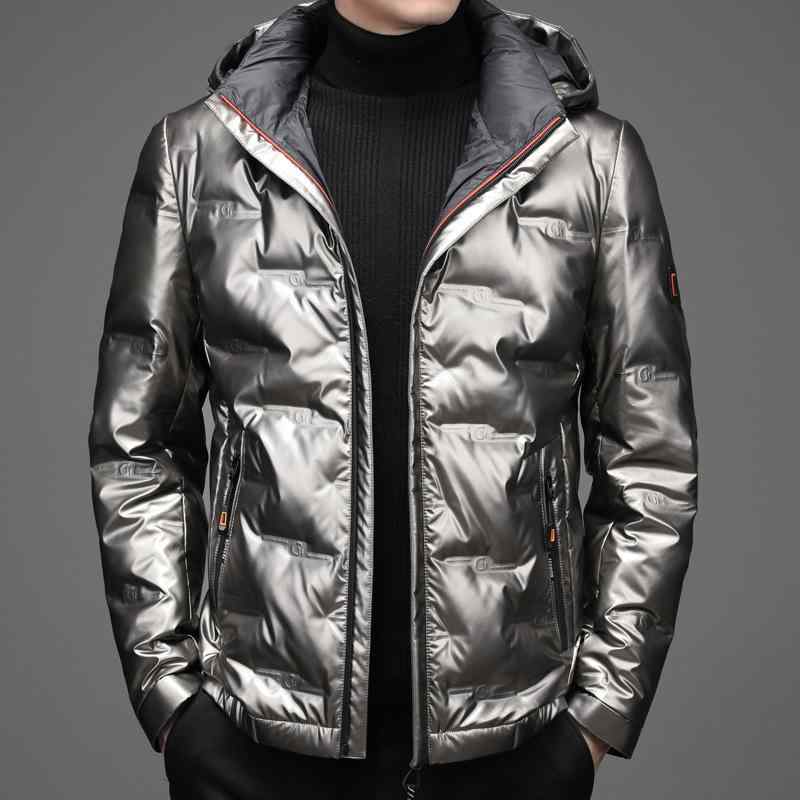 羽绒服 メンズ 取り外し可能フード付き 90%ホワイトダックダウン 防寒 アウター 軽量 撥水 多ポケット ブルゾン ジャンパー 黒 青 M L XL 2XL 3XL 4XL