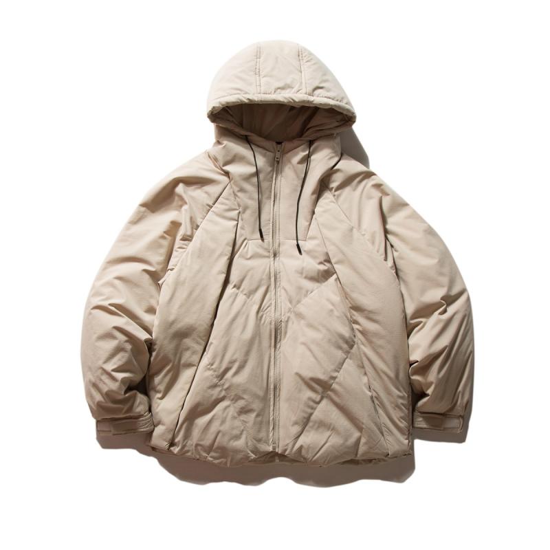 羽毛布団 メンズ 男性用 ダウンジャケット 立襟 ブラック 黒 ミルクホワイト 白 ダークグレー M L XL 2..