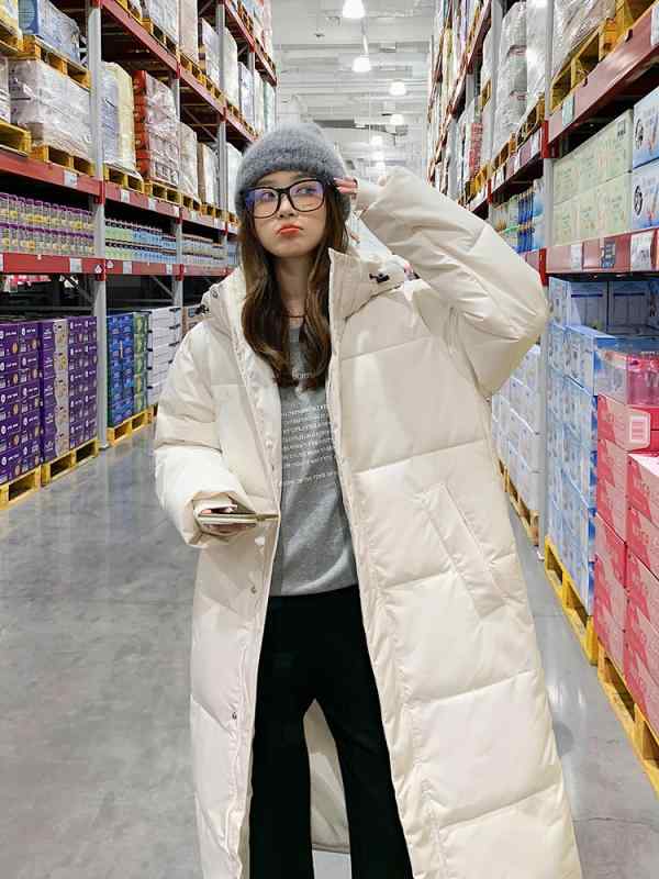 ダウンジャケット レディース 中綿 ミドル丈 ゆったりサイズ 韓国風 アウター コート 冬物 暖かい 防寒 ポリエステル 通勤 厚手 ブラック ピンク系 アイボリー