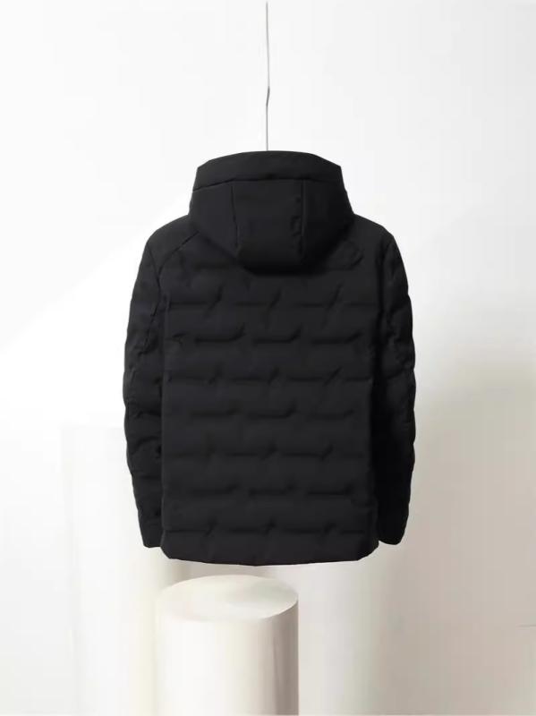 ダウンジャケット 男性用 防風 防寒 撥水 軽量 通勤 ミドル丈 ポリエステル 黒 ブラック ベージュ カーキ