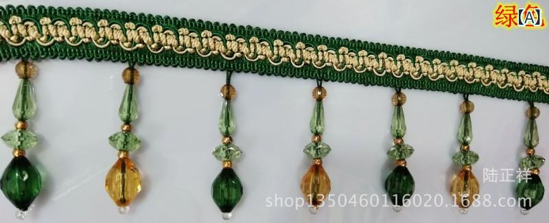 カーテン 花飾り レース 水晶 ビーズ カーテン装飾 アクセサリー パーツ カーテン留め 飾り 房掛け タ..