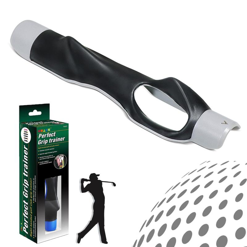 グリップトレーナー グリップ矯正 ゴルフグリップ練習 練習器具グリップトレーナー スイング 素振り 練..