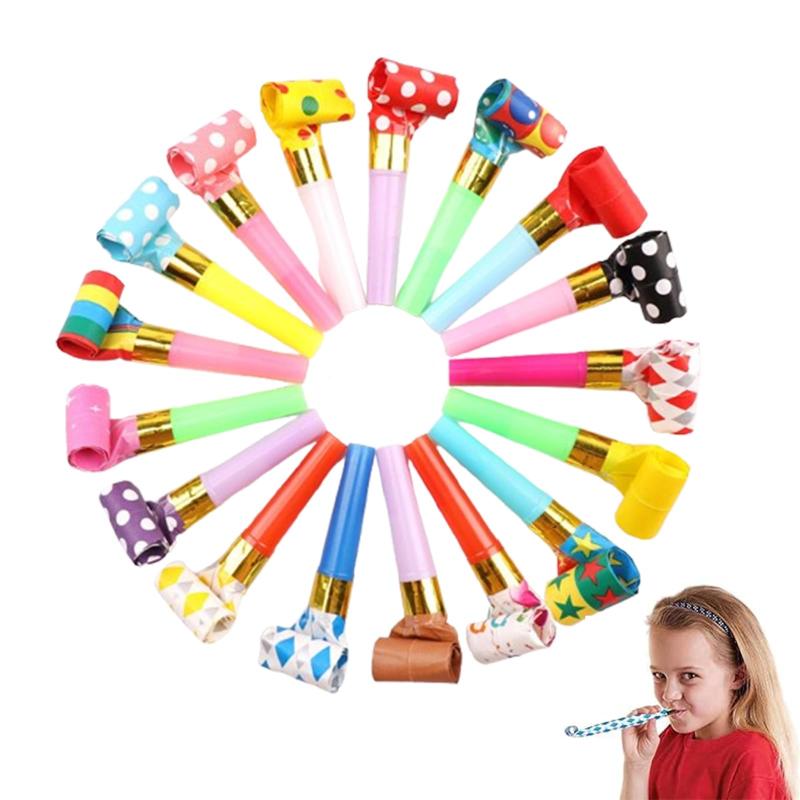 吹き戻し笛 100個セット 吹き戻しの里 応援ホイッスル 吹き戻し トレーニング パーティーイベント 装飾誕生日 縁日 おもちゃ パーティー小道具 ランダム混合