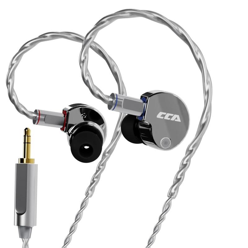 Phoenix インイヤーモニターヘッドホン、デュアルマグネットダイナミックドライバー搭載IEM、ハイファイクリアサウンド＆深みのある低音、フルメタルプロフェッショナルゲーミングイヤ