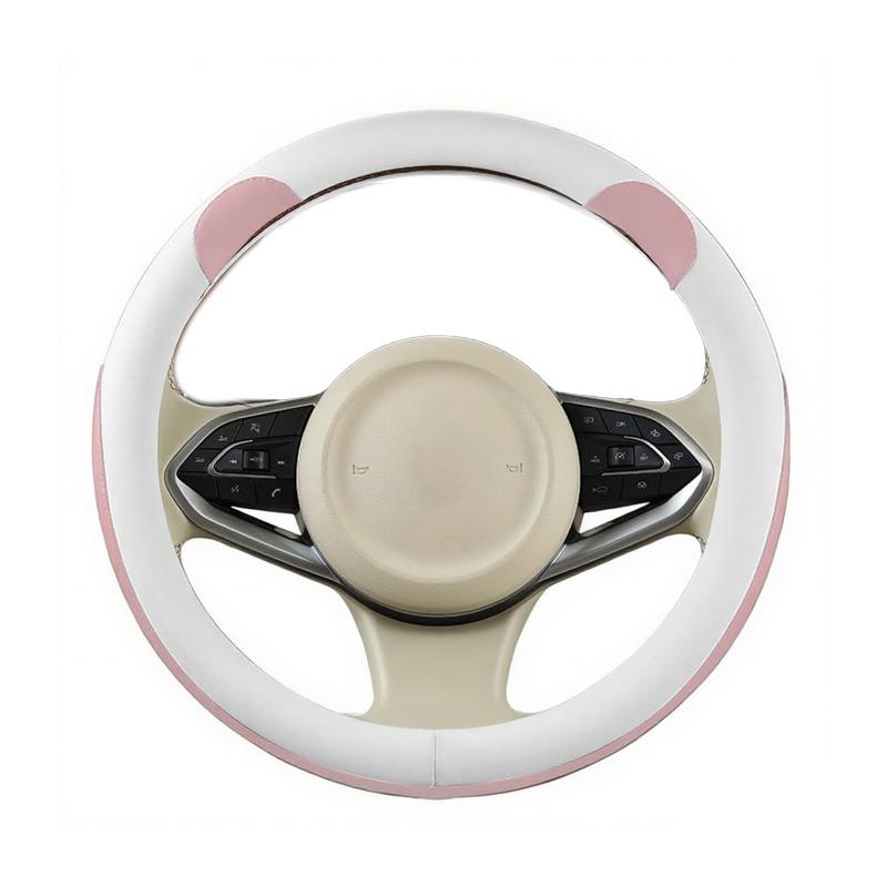 ハンドルカバー 車 軽自動車 自動車内装 可愛いクマのぬいぐるみ 耳ナッパ フルスキンハンドルスリーブ 女の子 かわいい 四季折々