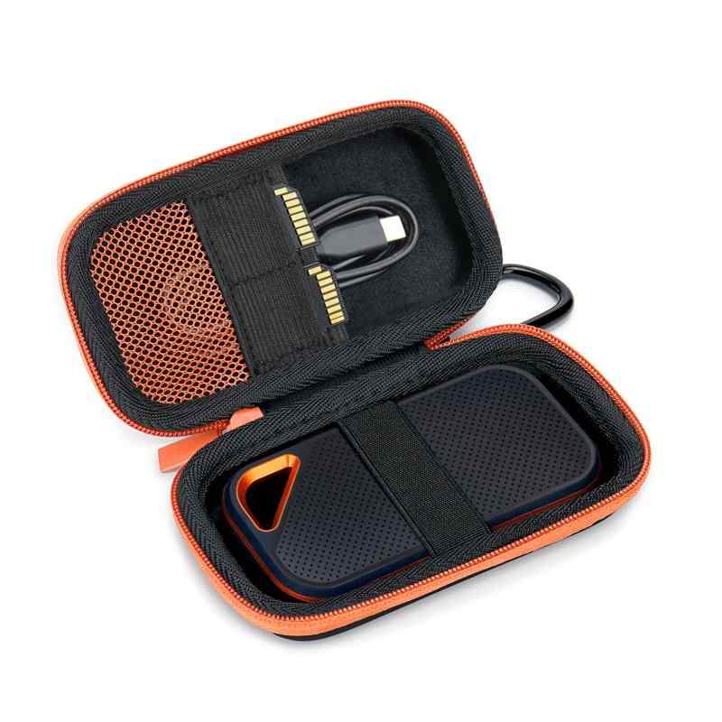 ケース D/ポータブルD Portable Extreme PRO 1TB 2TB 4TB 500GB外付に対応 サンディスク 専用保護収納携帯用