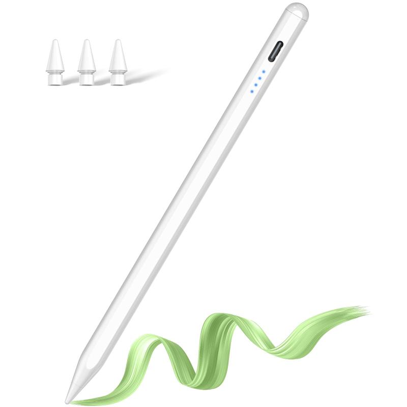 アップルペンシル ipad用ペンシル 2018年~2025年iPad対応 ペン 高感度 あいぱっと タッチペン アイパッド 傾き感知 磁気吸着