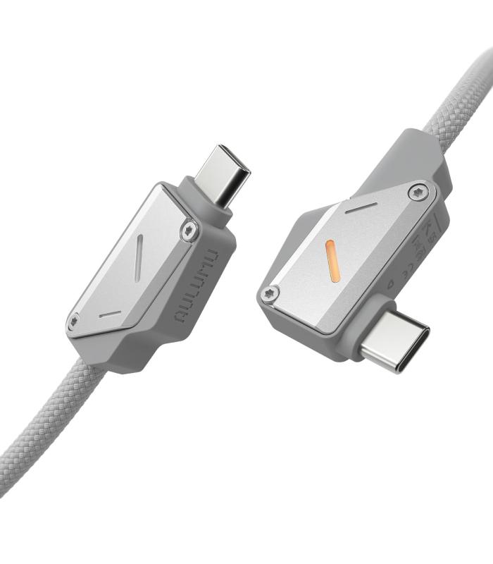 M07 240W USB-C to USB-C カーボンファイバーケーブル | USB 3.1 Gen2 10Gbps | 4K@60Hz 映像出力・急速充電対応 | iPhone 17/16/15 Pro Max、NVMe D、Galaxy S25/