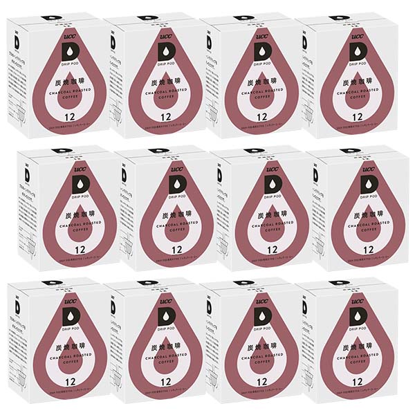 ＜エントリーでポイント15倍＞UCC ドリップポッド DRIPPOD 専用カプセル 炭焼珈琲 12箱 ユーシーシー 上島珈琲 ブラック コーヒー バラエティ アイスコーヒー ホットコーヒー カプセルコーヒー コーヒーメーカー