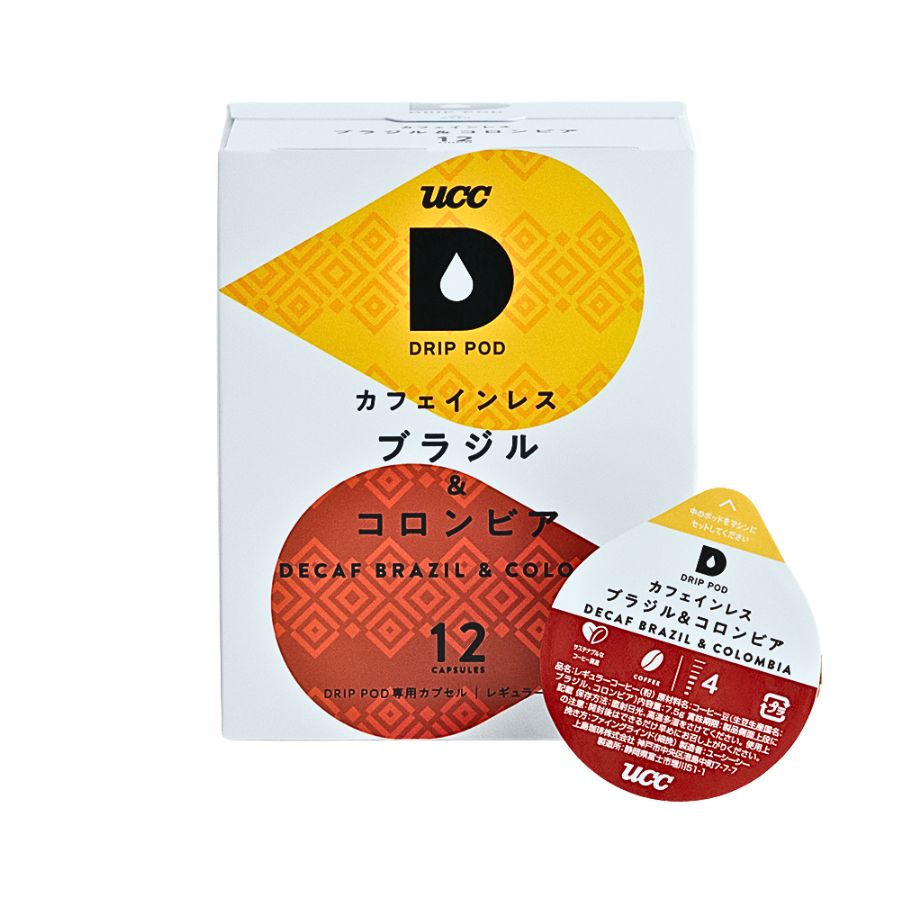 UCC ドリップポッド DRIPPOD 専用カプセル カフェインレスコーヒー 1箱 【3〜4営業日以内に出荷】ユー..