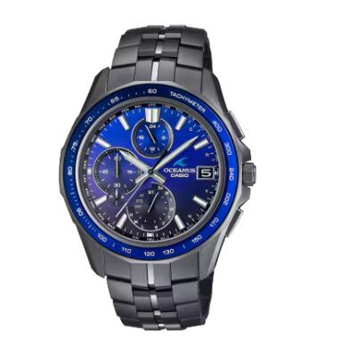 CASIO（カシオ） OCEANUS　Manta S7000 Series　腕時計　OCW-S7000B-2AJF （236500）　Made in Japan　10気圧防水　正しい時刻を表示できる　ソーラー駆動　メタルの質感を引き出す研磨　薄型オシアナス