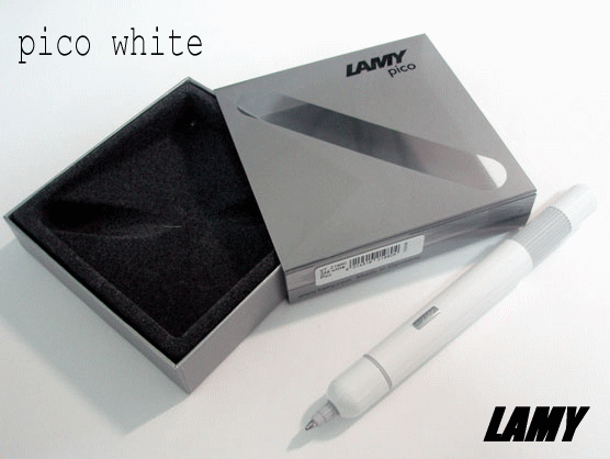 ラミーのピコ LAMY（ラミー）　ピコ　ホワイト　ボールペン　L288WT　（8000）　【RCP】