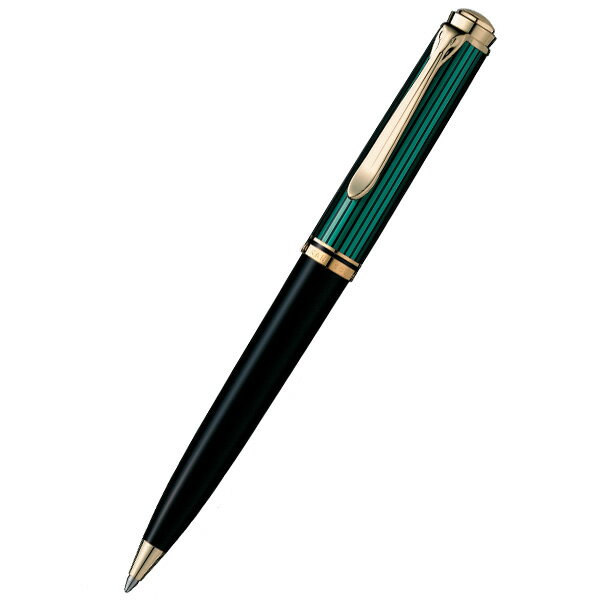 Pelikan（ペリカン）　スーベレーン　ボールペン　緑縞　K800 （48000）